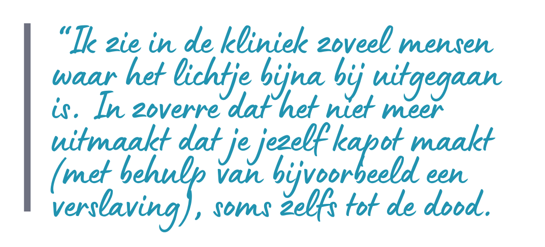Quote lichtje uit