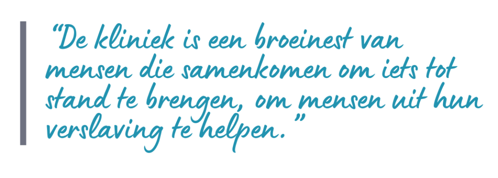 Quote samenwerking in de kliniek