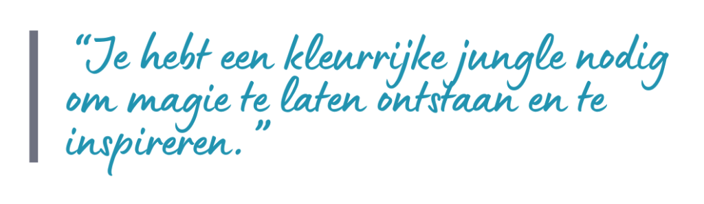 quote - kleurrijke jungle